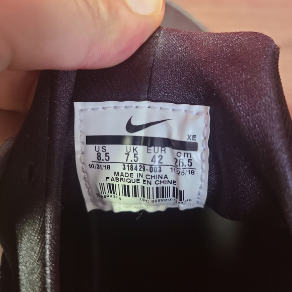 Nike Air Huarache womens Black Round Toe Lace Up 318429-003 Running Size 8.5 - Picture 6 of 8